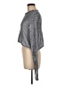Zara 100% Acrylic Metallic Silver Pullover Sweater Size M - photo 5