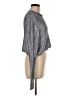 Zara 100% Acrylic Metallic Silver Pullover Sweater Size M - photo 4