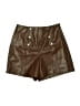 Zara Metallic Brown Shorts Size M - photo 1