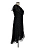 Max Studio 100% Polyester Polka Dots Black Cocktail Dress Size L - photo 4