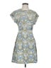 MNG Paisley Blue Casual Dress Size 2 - photo 1