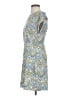 MNG Paisley Blue Casual Dress Size 2 - photo 5