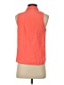 Equipment 100% Silk Orange Sleeveless Silk Top Size XS - photo 2
