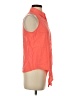 Equipment 100% Silk Orange Sleeveless Silk Top Size XS - photo 4