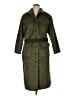 ELOQUII 100% Polyester Green Trenchcoat Size 14 Plus - photo 1