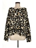 Neiman Marcus Animal Print Brown Pullover Sweater Size M - photo 1