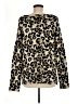 Neiman Marcus Animal Print Brown Pullover Sweater Size M - photo 2