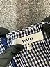 Likely 100% Polyester Checkered-gingham Blue Casual Dress Size 6 - photo 7