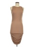 Unbranded Solid Tan Casual Dress Size M - photo 1