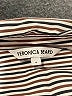Veronica Beard Stripes Silver Long Sleeve Button-Down Shirt Size 6 - photo 7