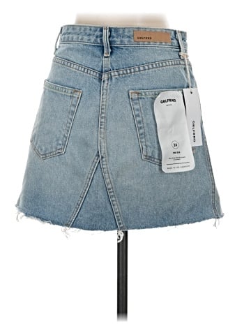 GRLFRND Denim Skirt (view 2)