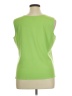 MING WANG Green Sleeveless Blouse Size 1X - photo 2