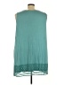 Logo Layers Teal Sleeveless Blouse Size 4X - photo 2