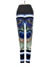 Eva Varro Graphic Blue Yoga Pants Size S - photo 1