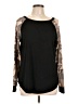 Halife Black Long Sleeve Top Size L - photo 1