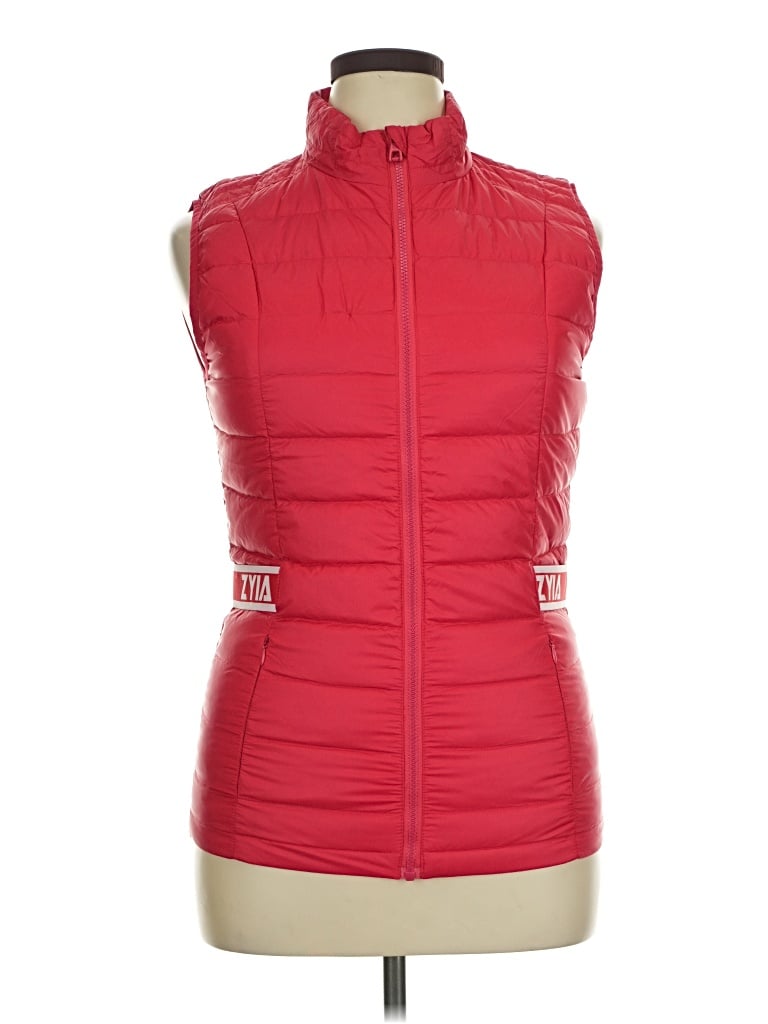 Pre-owned Zyia Active Vest In Red