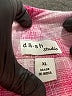 Da-sh Plaid Stripes Pink 3/4 Sleeve Button-Down Shirt Size XL - photo 7