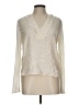 BCBGMAXAZRIA 100% Silk Ivory Long Sleeve Silk Top Size L - photo 1