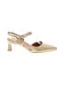 Naturalizer Metallic Gold Heels Size 8 1/2 (wide) - photo 1