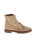Vince. 100% Leather Tan suede combat boots Size 11 - photo 1