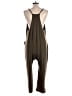 Anrabess Solid Brown Jumpsuit Size L - photo 2