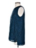 Calvin Klein 100% Polyester Blue Sleeveless Blouse Size 2 (estimated) - photo 5
