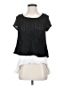 Meadow Rue Black Short Sleeve Top Size S - photo 1