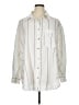Bibi 100% Polyester Stripes Ivory Long Sleeve Blouse Size XL - photo 1