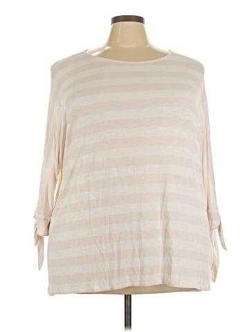 Soft Surroundings 3/4 Sleeve Top (view 1)