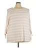 Soft Surroundings Ivory 3/4 Sleeve Top Size 3X - photo 1