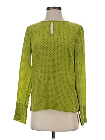 Hobbs London Long Sleeve Silk Top (view 1)