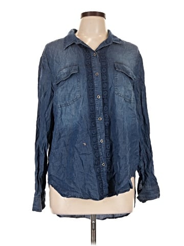 Cato Long Sleeve Button-Down Shirt (view 1)