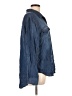 Cato 100% Lyocell Blue Long Sleeve Button-Down Shirt Size L - photo 4