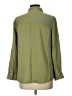 Chico's 100% Modal Green 3/4 Sleeve Button-Down Shirt Size Lg (2) - photo 2