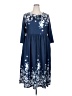 Unbranded Blue Casual Dress Size XXL - photo 1