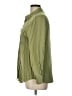 Chico's 100% Modal Green 3/4 Sleeve Button-Down Shirt Size Lg (2) - photo 5