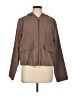 Sincerely Jules 100% Polyester Solid Brown Jacket Size L - photo 1