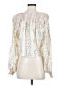 Anthropologie 100% Polyester Ivory Long Sleeve Blouse Size XXS - photo 2