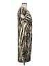 BCBGMAXAZRIA Print Brown Cocktail Dress Size M - photo 4