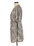 Altar'd State 100% Polyester Animal Print Tan Casual Dress Size L - photo 5