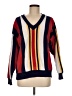 Cabin Creek 100% Cotton Stripes Red White Pullover Sweater Size M - photo 1