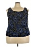 Alex Evenings Blue Sleeveless Top Size 3X - photo 1