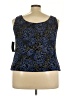 Alex Evenings Blue Sleeveless Top Size 3X - photo 2