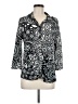 Essentials by Milano Black 3/4 Sleeve Blouse Size M - photo 1