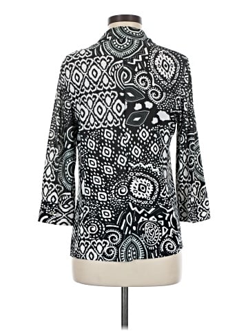 Essentials by Milano 3/4 Sleeve Blouse (view 2)
