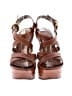 Casadei Brown Wedges Size 6 - photo 2