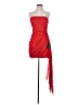 Lulus 100% Polyester Red Cocktail Dress Size S - photo 1