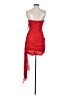 Lulus 100% Polyester Red Cocktail Dress Size S - photo 2