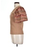 Left Coast by Dolan Graphic Tan Short Sleeve Top Size L - photo 5