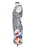 Rozae Nichols Graphic Blue Cocktail Dress Size S - photo 5